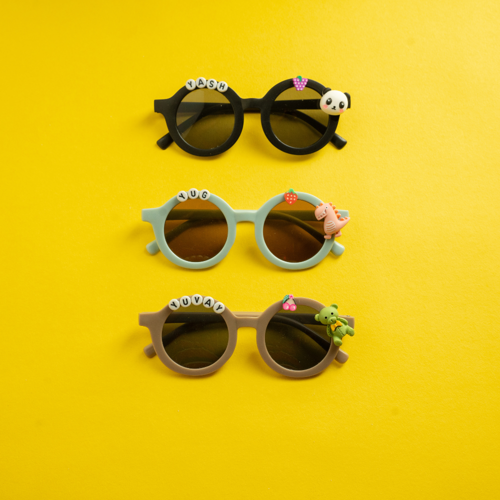 Personalized Double Charm Kids Sunglasses (Unisex)
