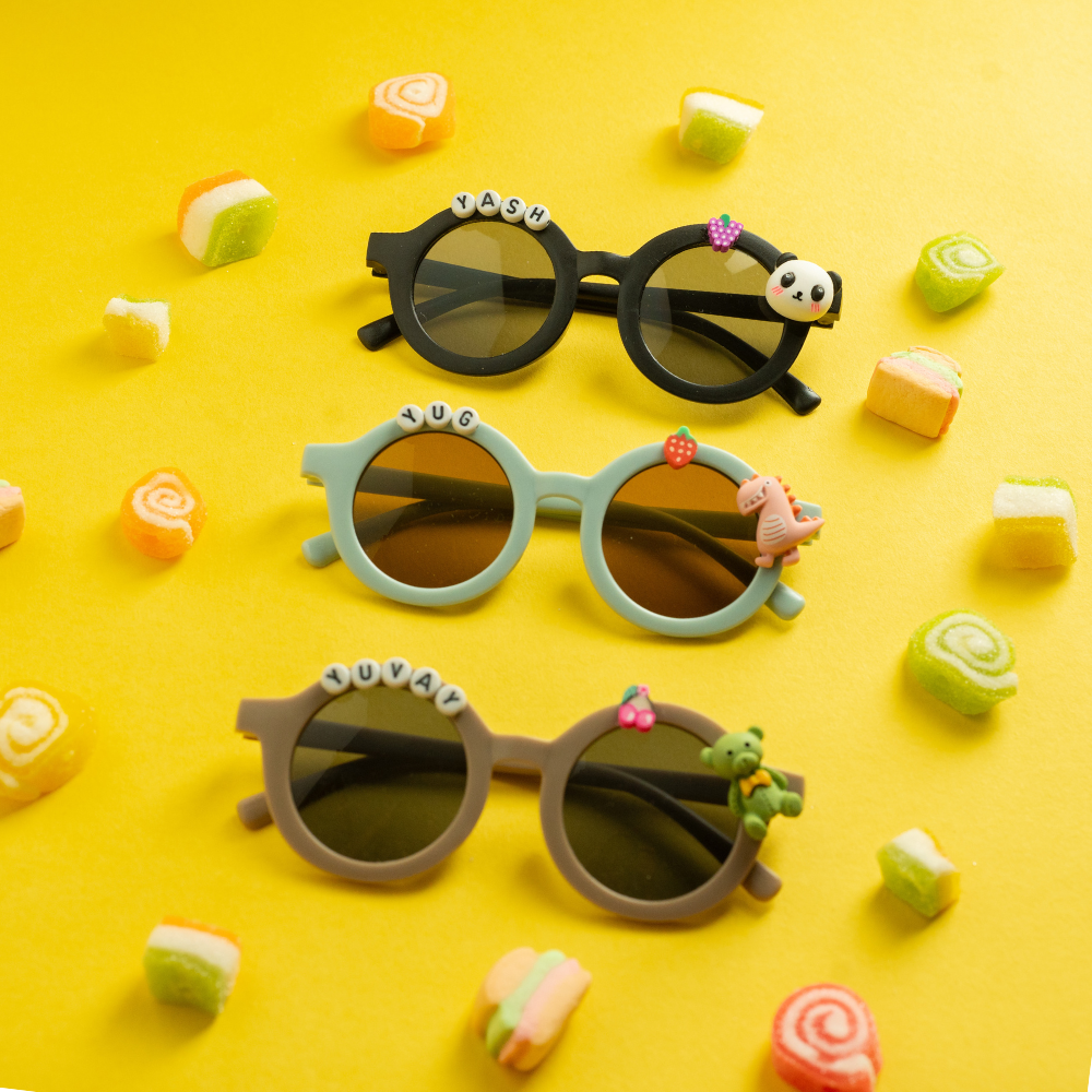 Personalized Double Charm Kids Sunglasses (Unisex)