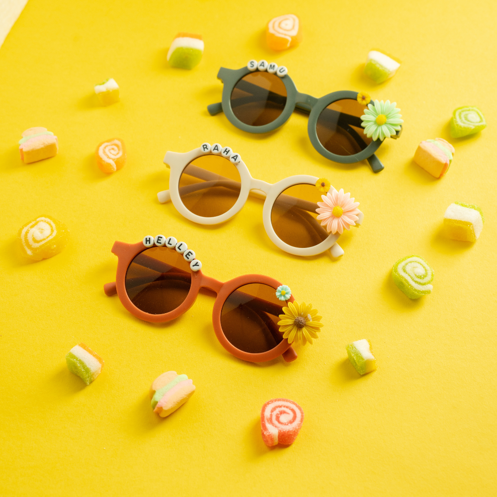 Personalized Double Charm Kids Sunglasses (Unisex)