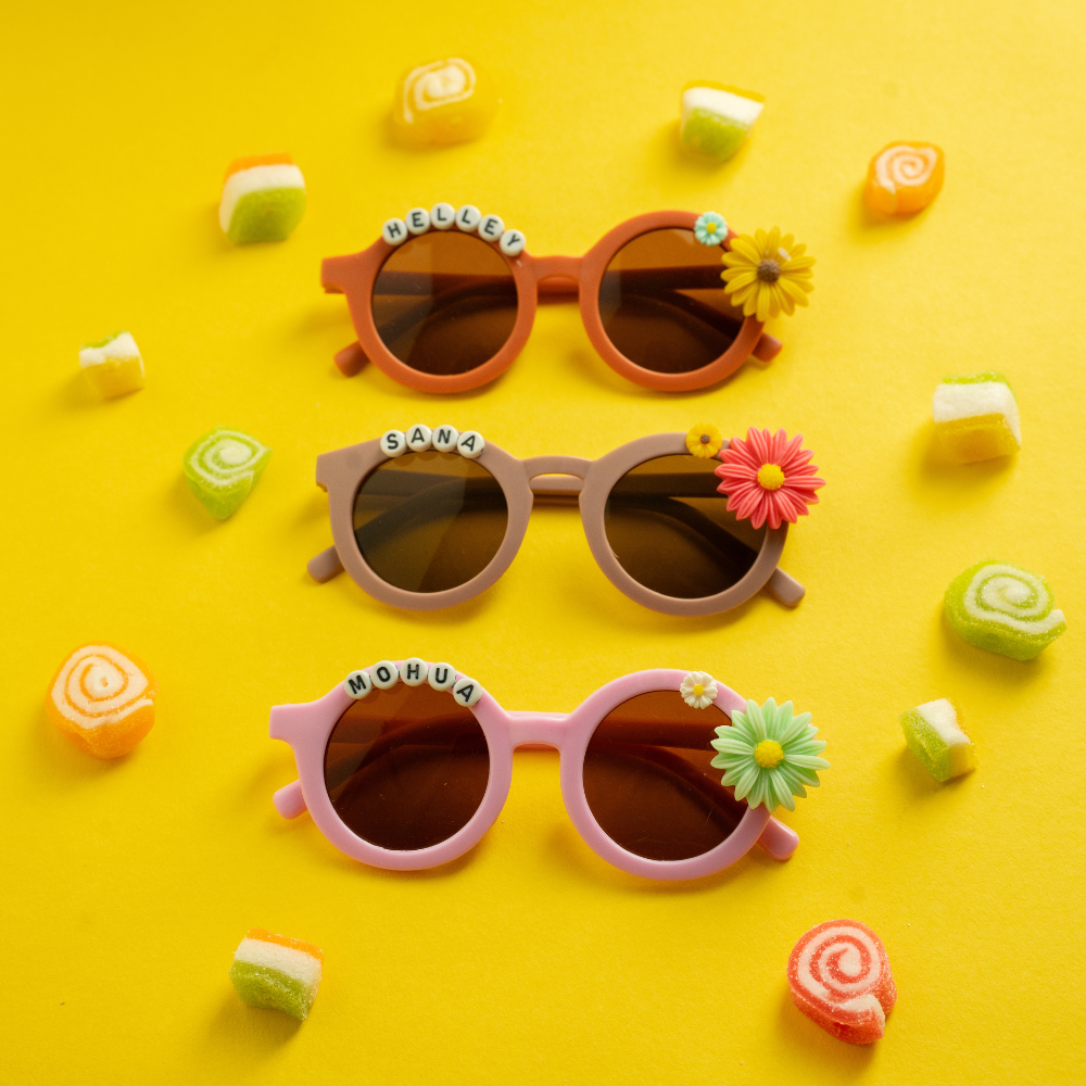 Personalized Double Charm Kids Sunglasses (Unisex)