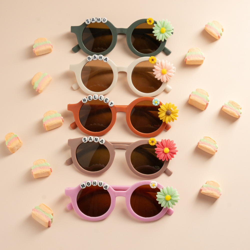 Personalized Double Charm Kids Sunglasses (Unisex)