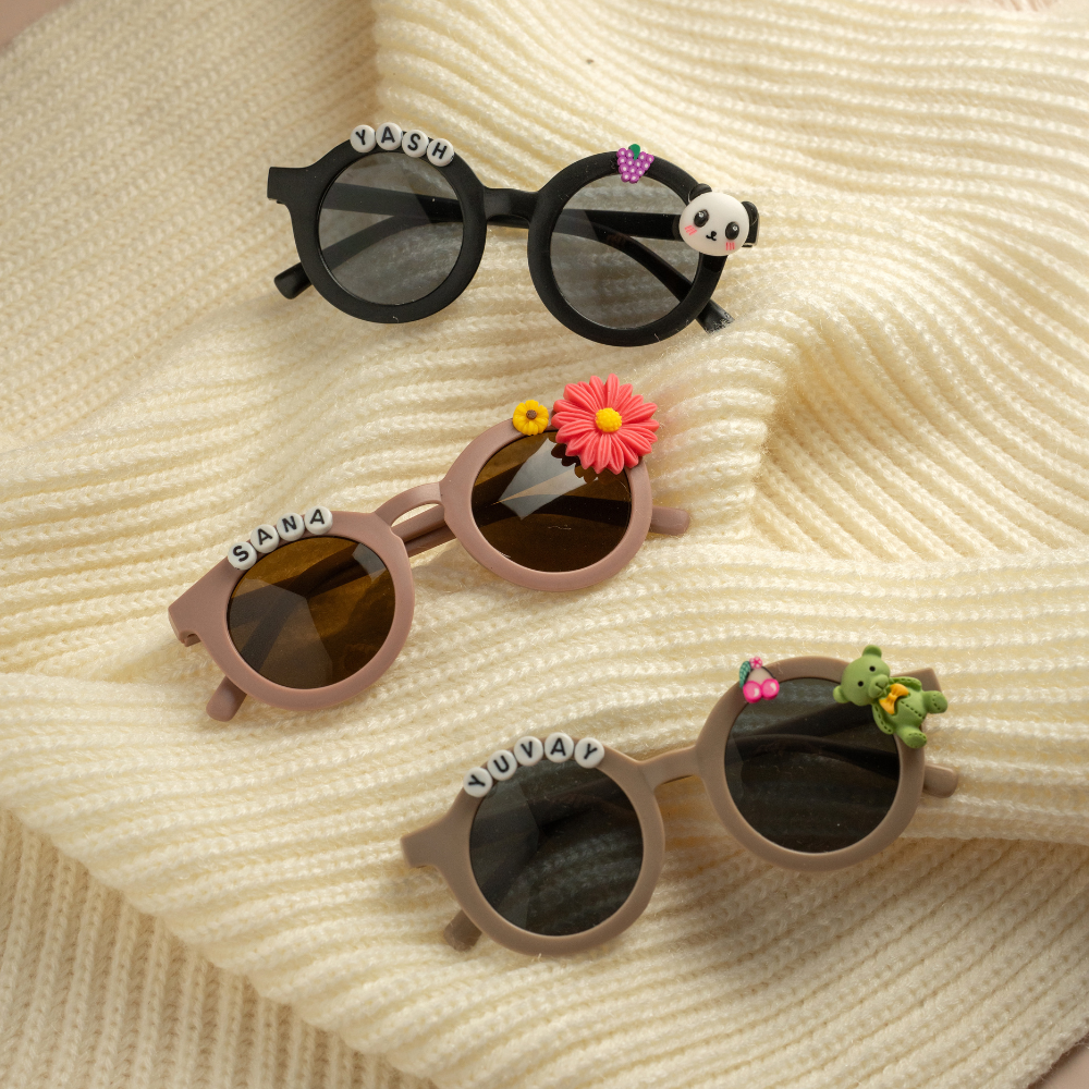 Personalized Double Charm Kids Sunglasses (Unisex)