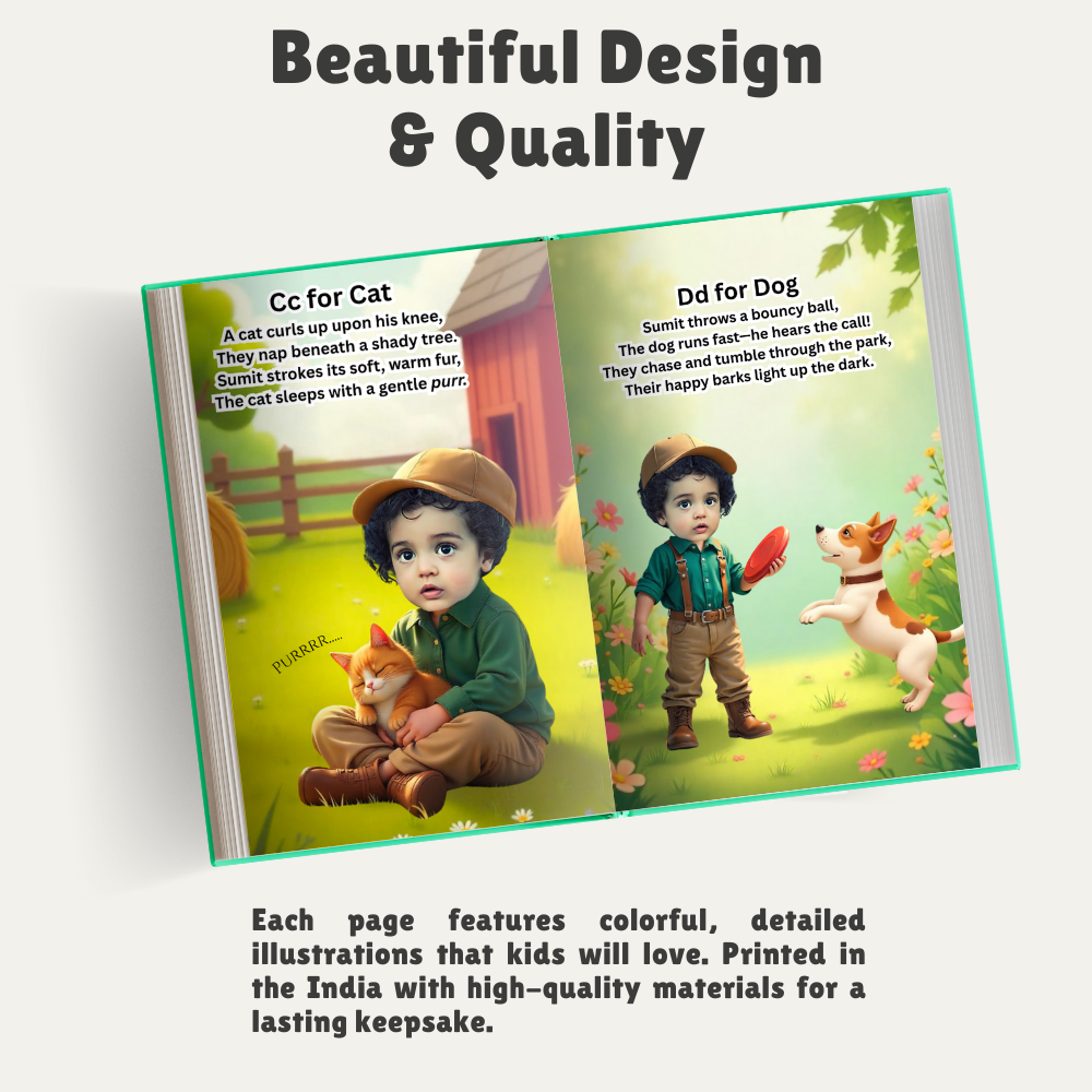 My First ABCs Adventure – Personalised Children’s Alphabet Book