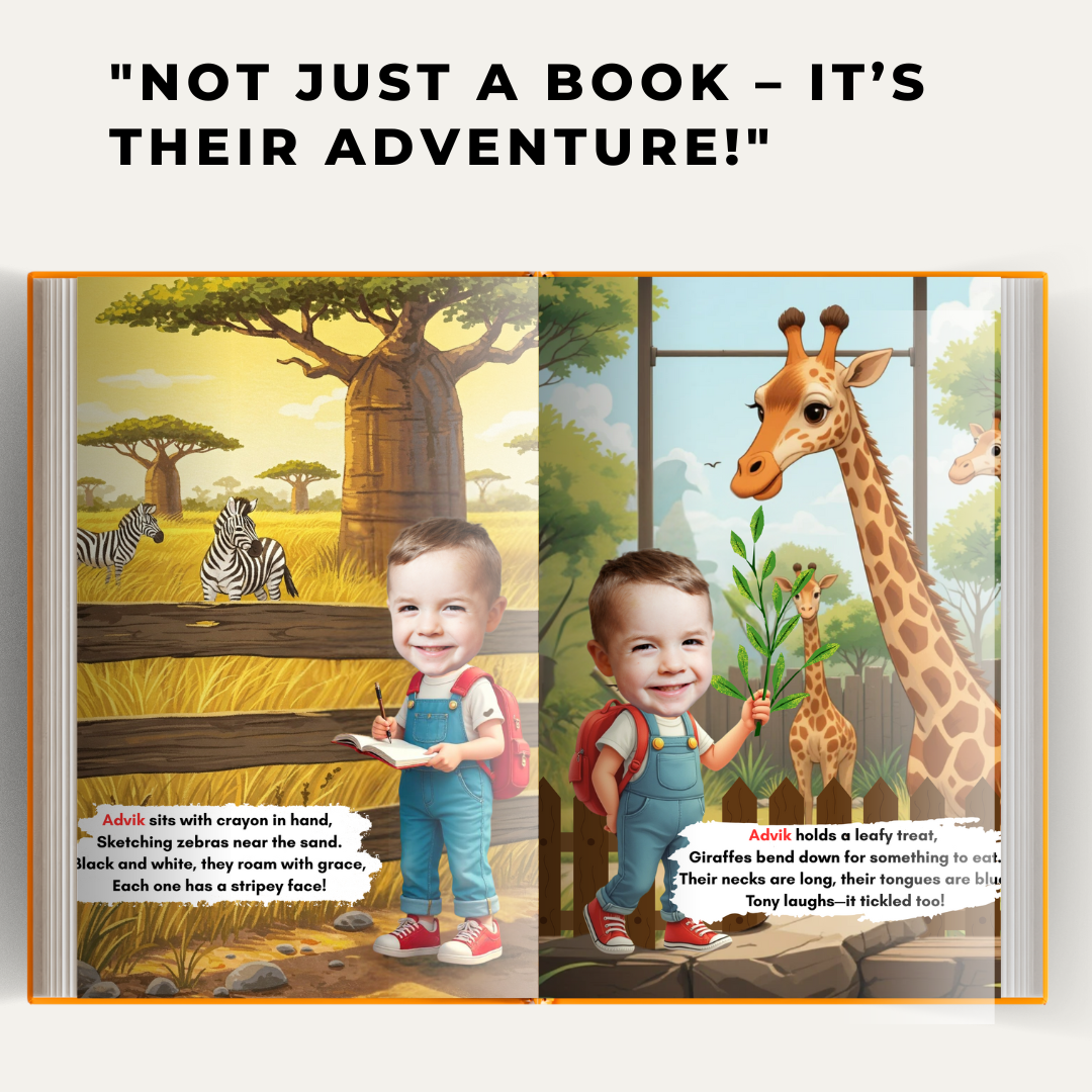 Personalized Kids' Book – Amazing Zoo Adventure