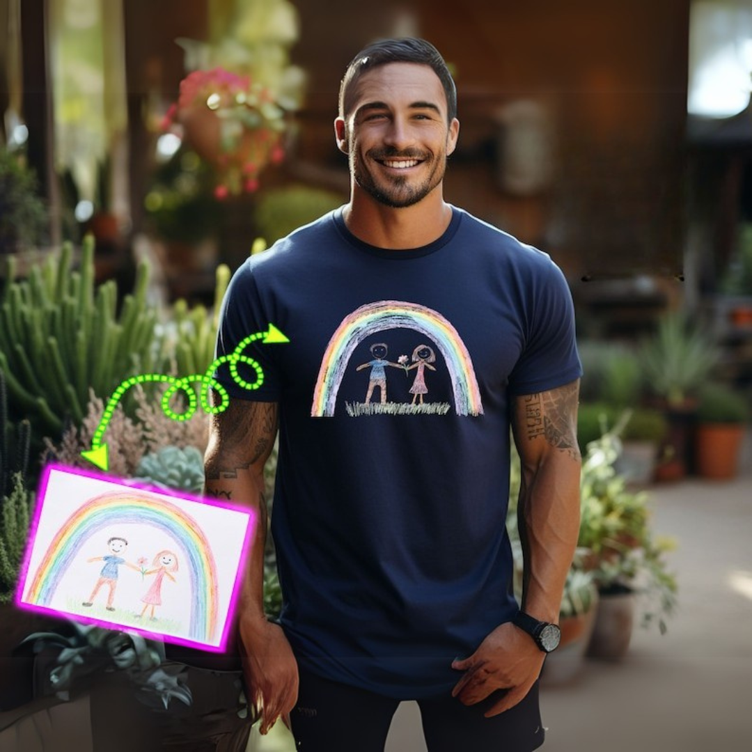 Personalized Kids' Drawing Tshirt