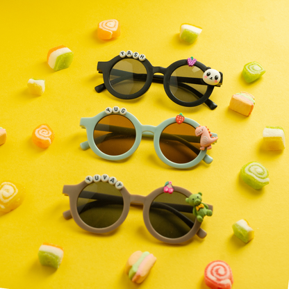 Personalized Double Charm Kids Sunglasses (Unisex)