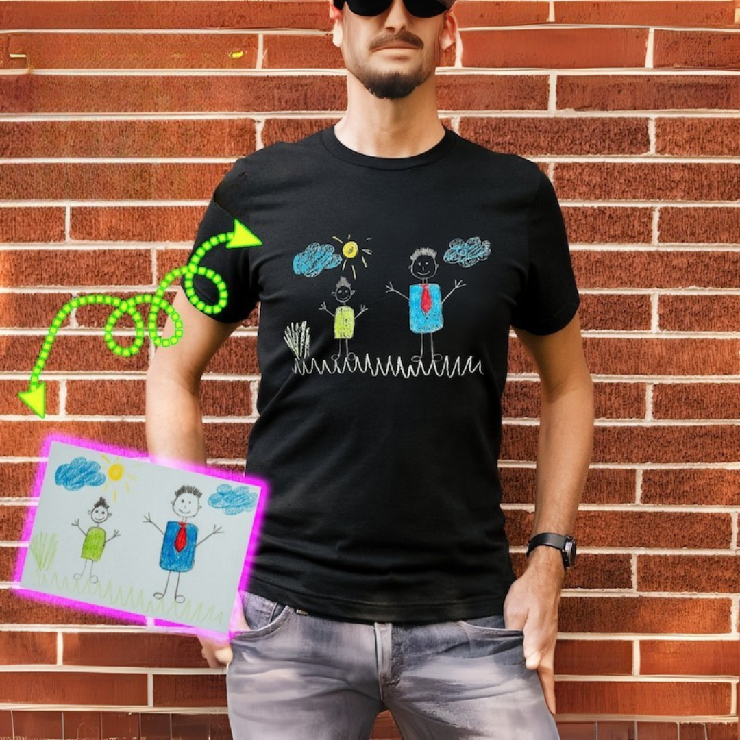 Personalized Kids' Drawing Tshirt