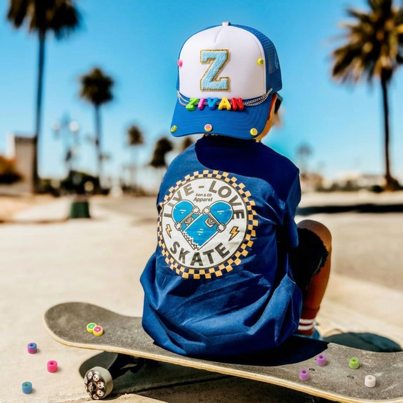 Little Hero Personalized Trucker Cap