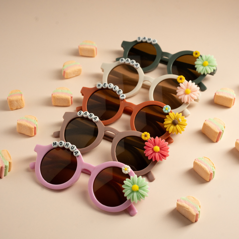 Personalized Double Charm Kids Sunglasses (Unisex)
