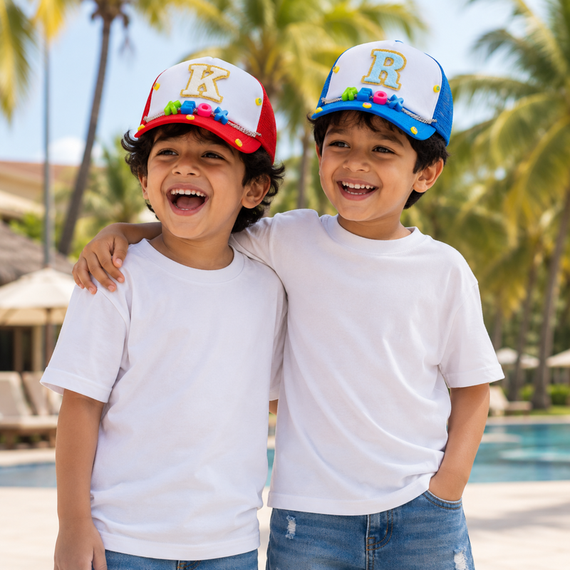 Little Hero Personalized Trucker Cap