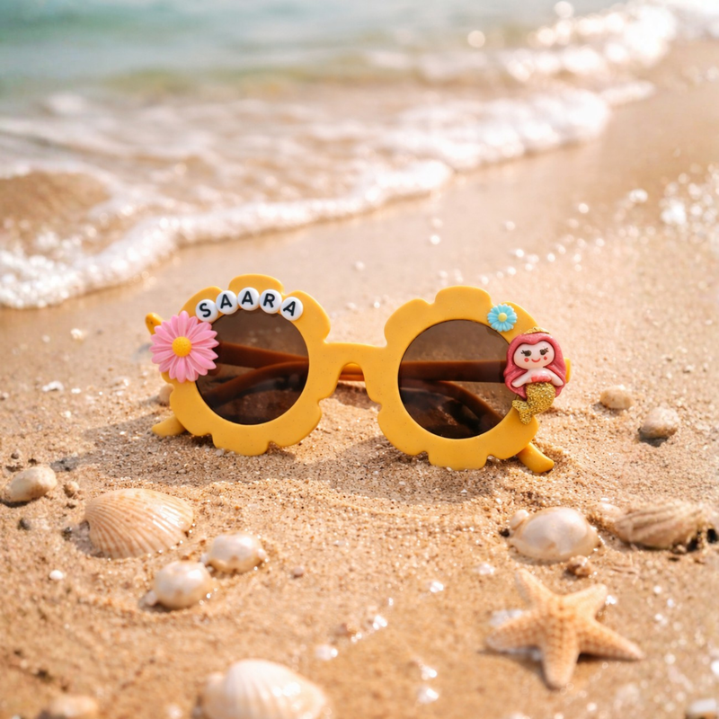 Glitter Mermaid Customized Kids Sunglasses