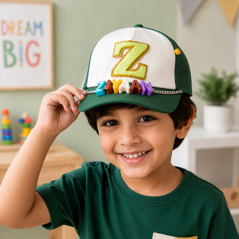 Little Hero Personalized Trucker Cap