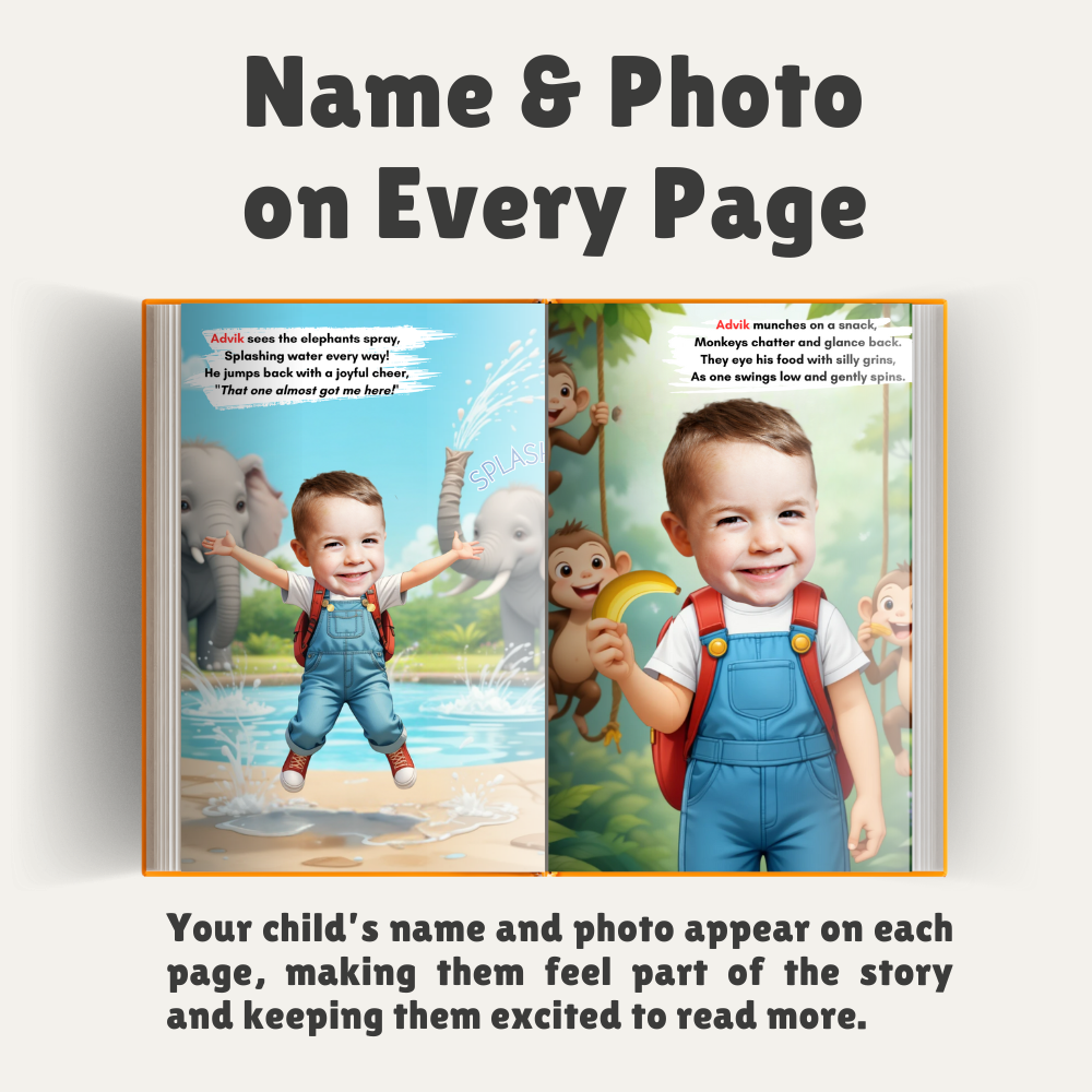 Personalized Kids' Book – Amazing Zoo Adventure