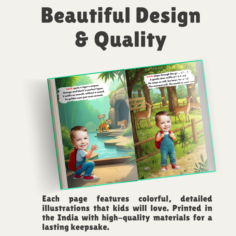 Personalized Kids' Book – Amazing Zoo Adventure