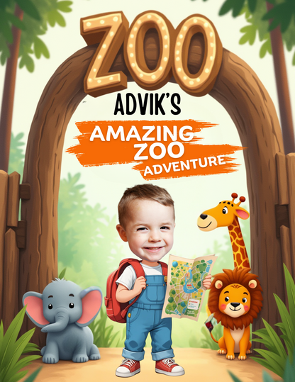 Personalized Kids' Book – Amazing Zoo Adventure