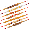 Royal Kundan Rakhi Collection ( Set of 7 )