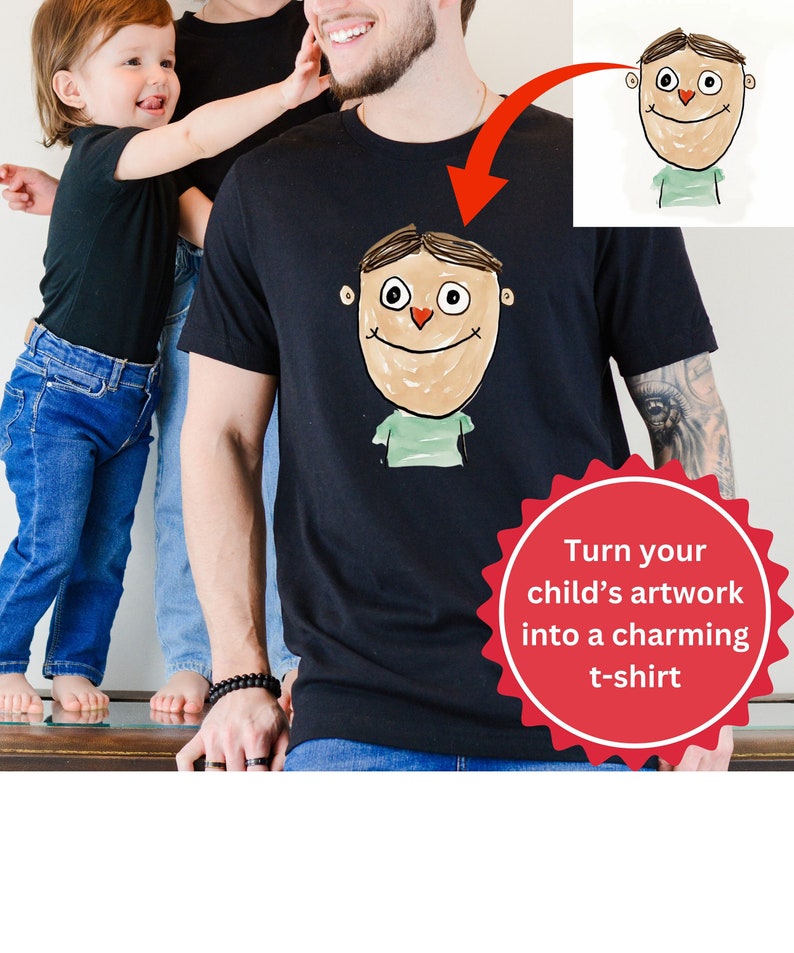 Personalized Kids' Drawing Tshirt