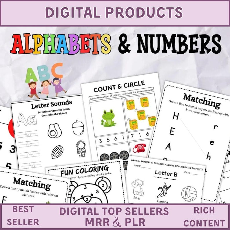 20,000+ Kids Learning Worksheets: Mega Bundle