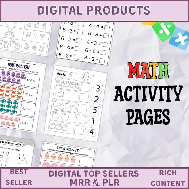 20,000+ Kids Learning Worksheets: Mega Bundle