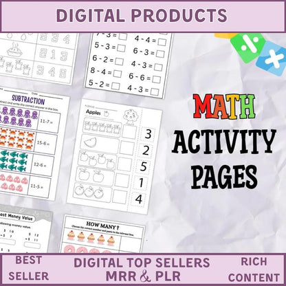 20,000+ Kids Learning Worksheets: Mega Bundle