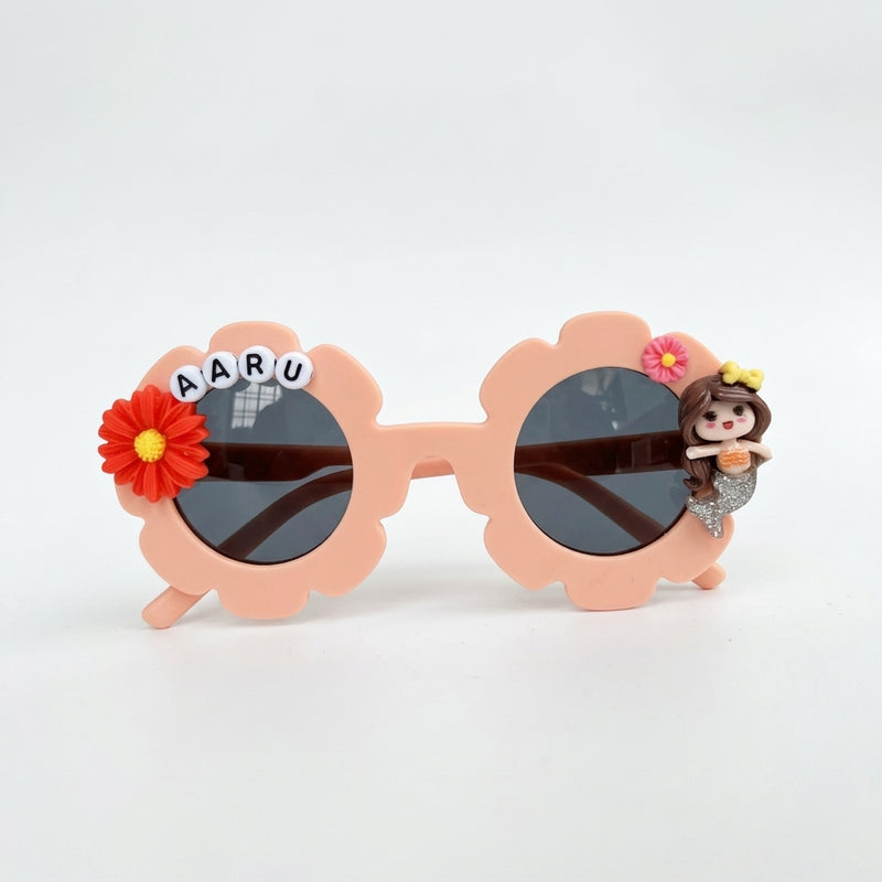 Glitter Mermaid Customized Kids Sunglasses