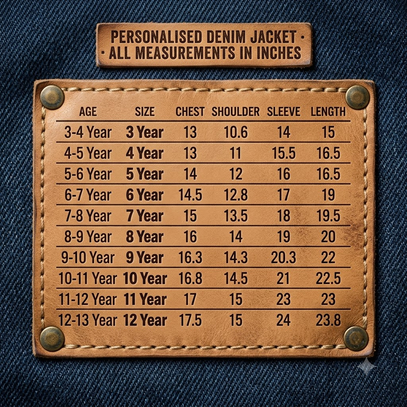 Personalized Kids Denim Jacket